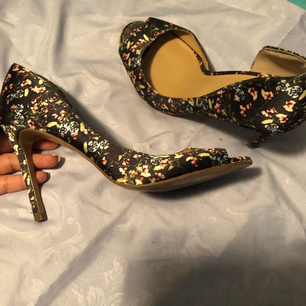Floral heels